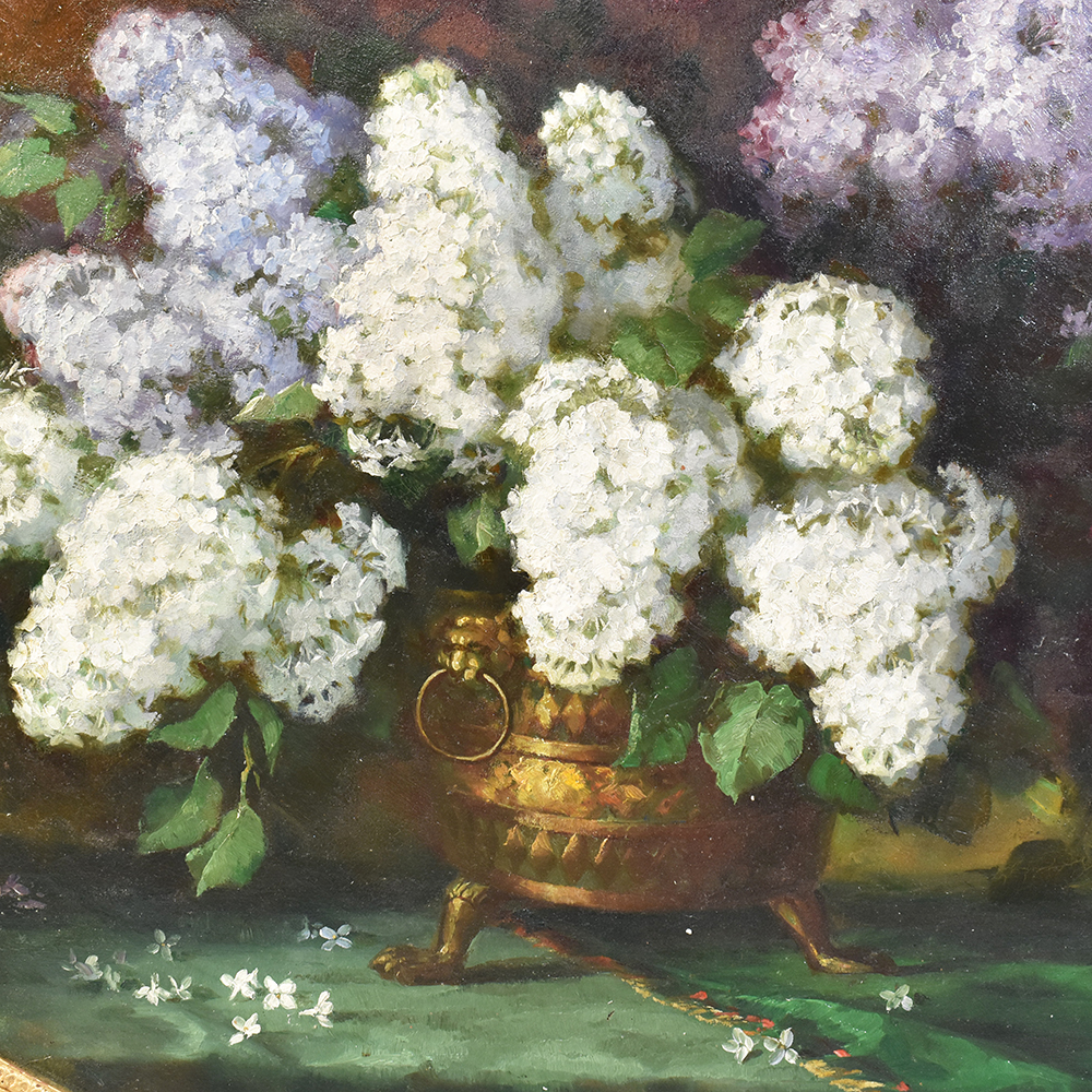 QF200 flower oil painting flower antique painting lilac 19th century.jpg